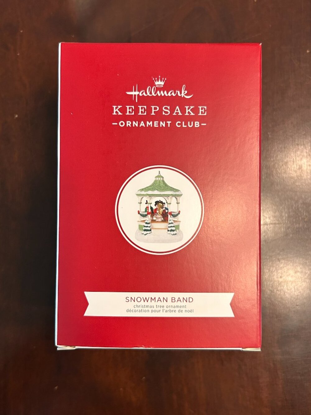 Hallmark Keepsake 2020 Snowman Band Club Member Exclusive Magic Ornament